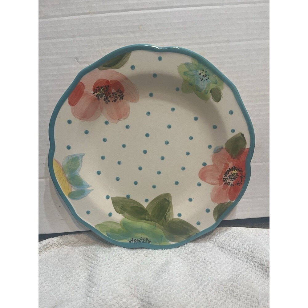 set of 5 Pioneer Woman vintage bloon dinner plates 10.5"